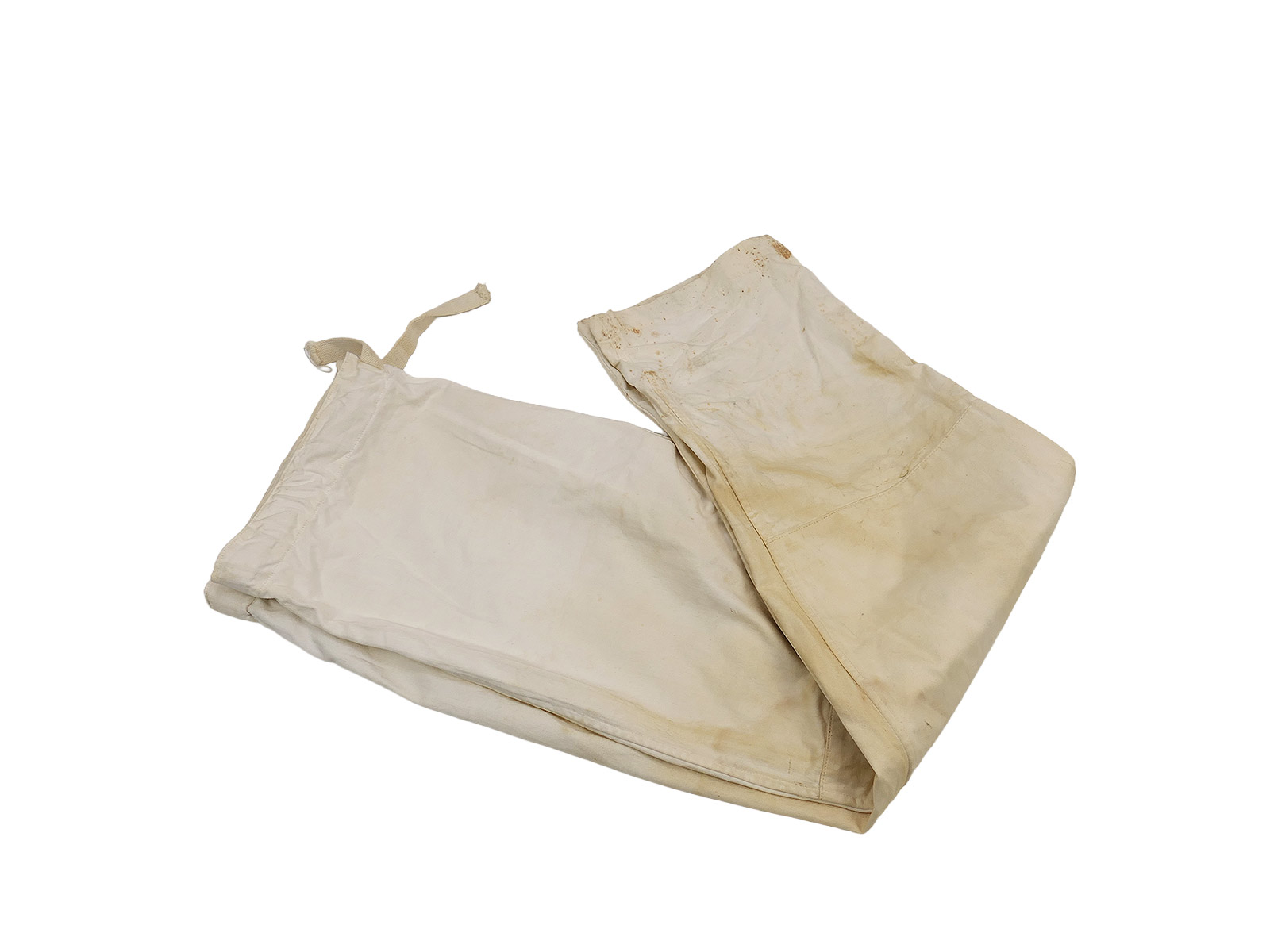 Original GB / US WW2 Suit Snow Trousers 1942 Wintertarn Überhose ARDENNEN Gr. 4 Collection BATTLE WORN