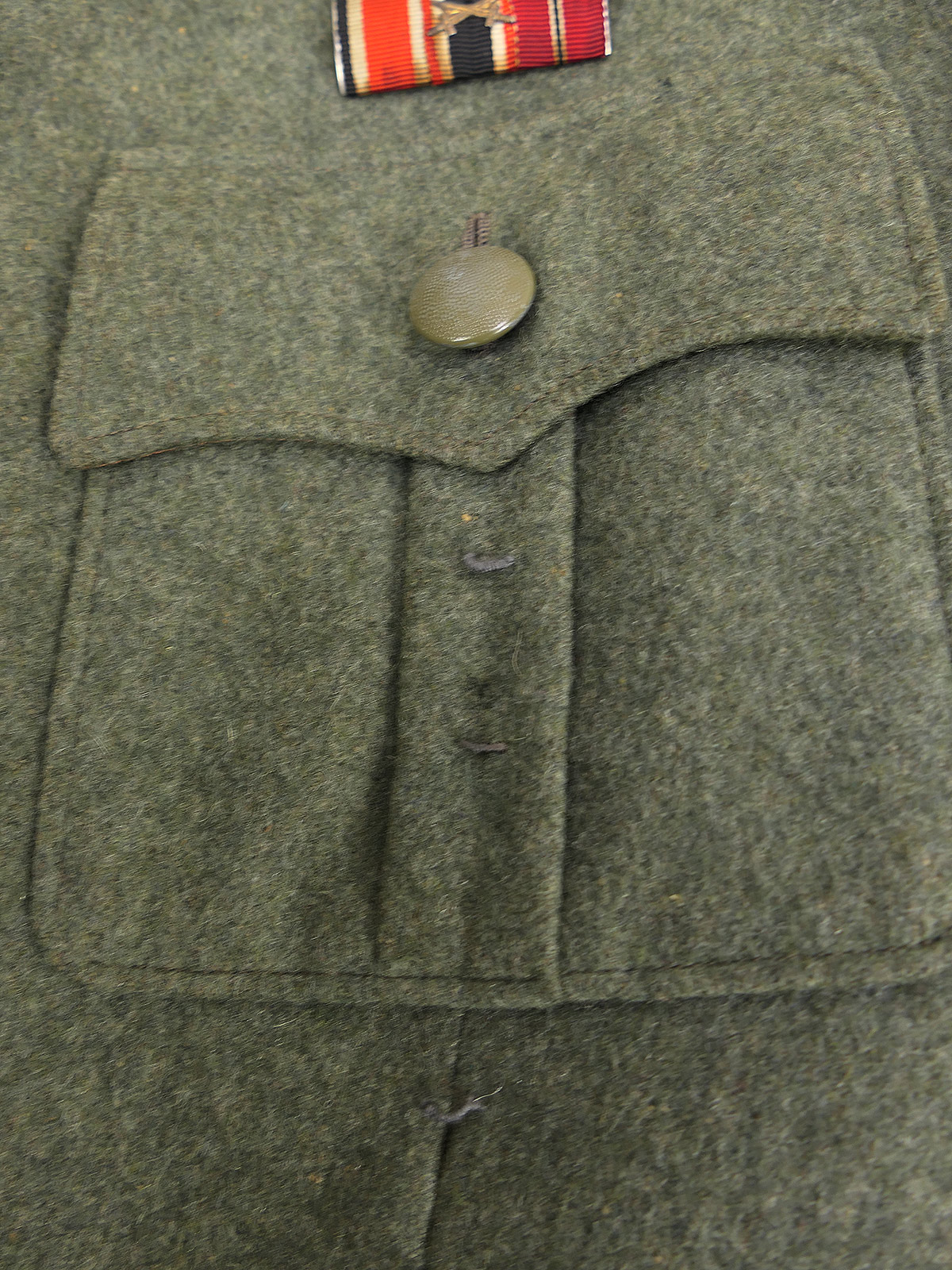 Original Uniform Ensemble Wehrmacht Offiziers Feldbluse M36 Hauptmann Artillerie Effektiert mit Breeches COLLECTION