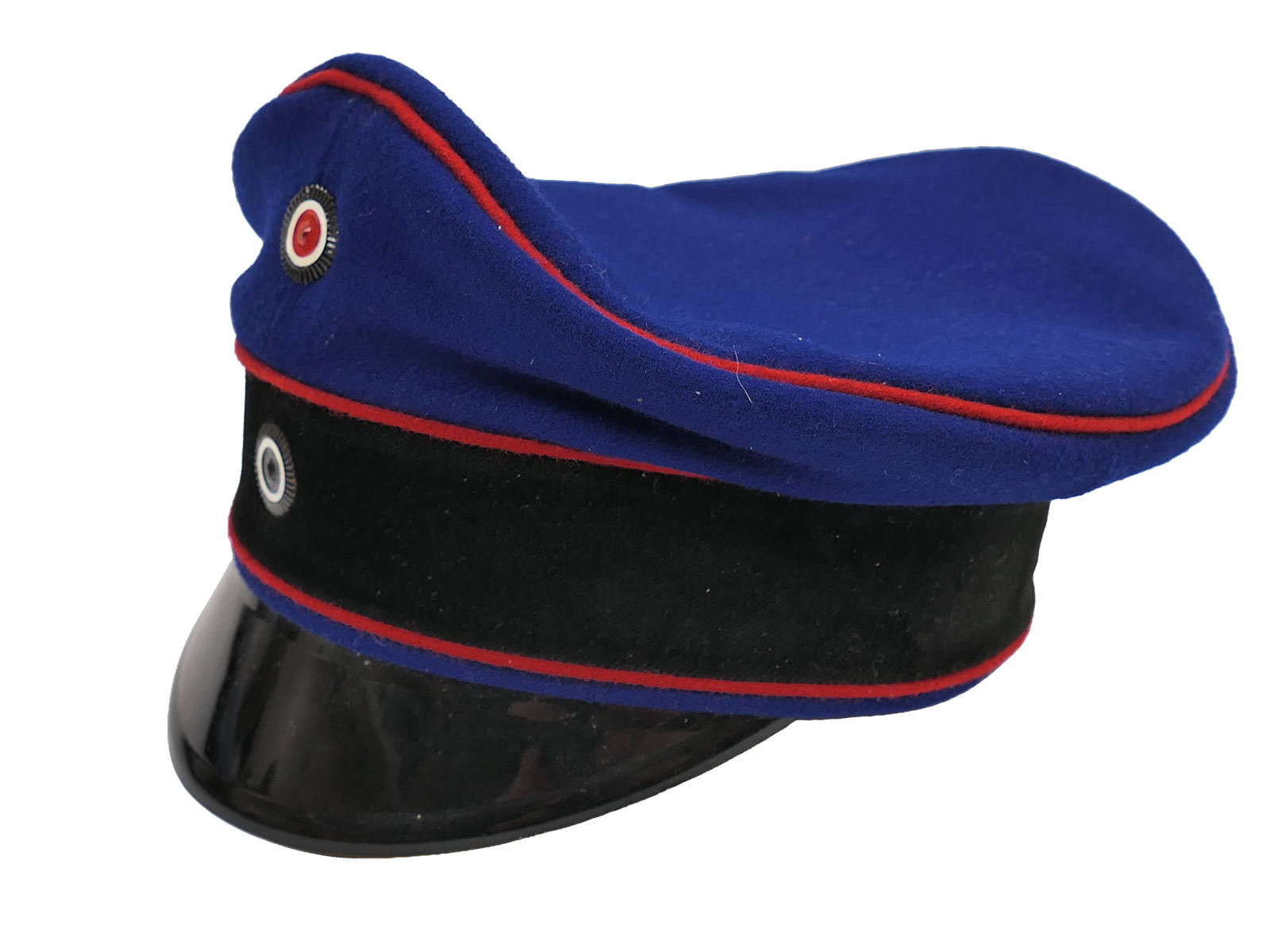 Einzelstück WK1 Preußen Schirmmütze Offizier Artillerie Feldmütze Gr.57 COLLECTION