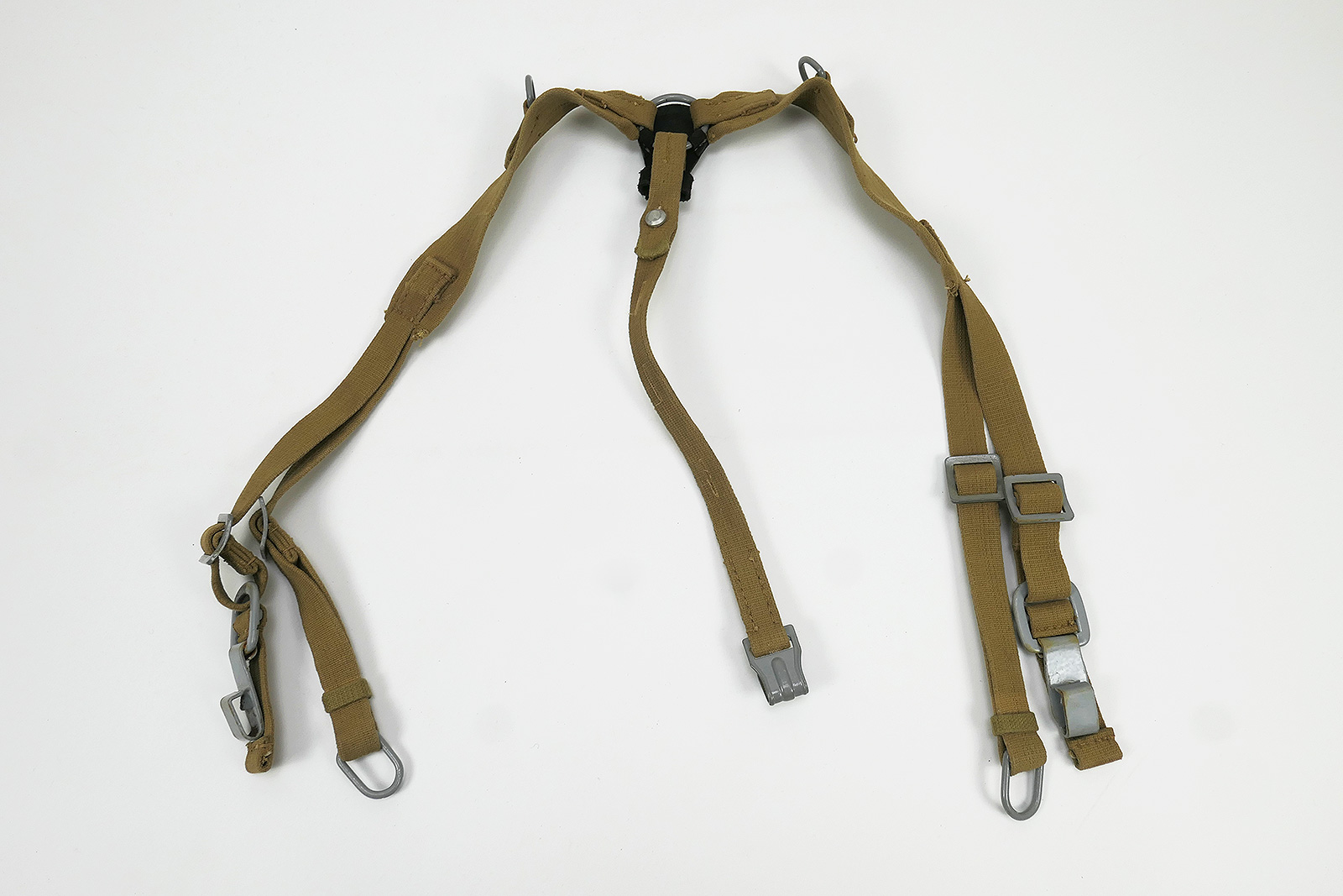 P1510214 DAK Afrikakorps Tropen Web Y-Riemen Südfront Spätkrieg Koppeltragegestell Wehrmacht