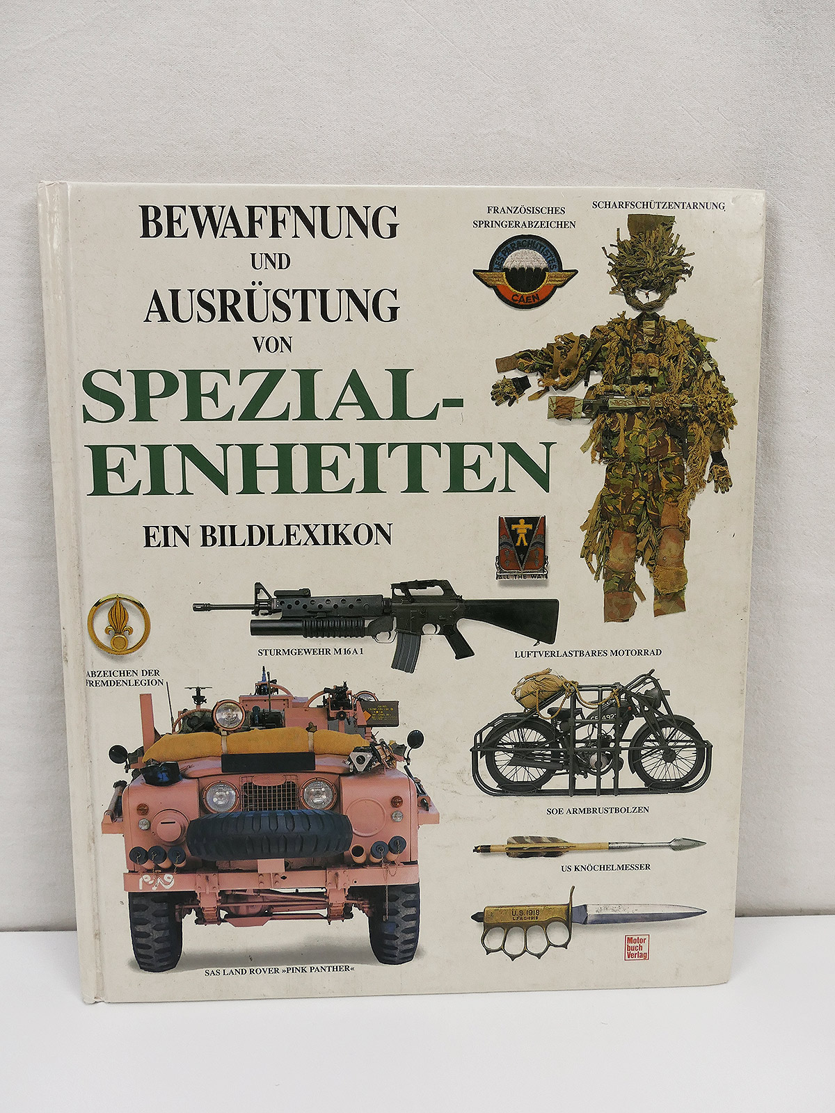 P1635723 Buch - Bewaffnung u. Ausrüstung von Spezialeinheiten Bildlexikon ISBN 3-613-01581-1 Motorbuch