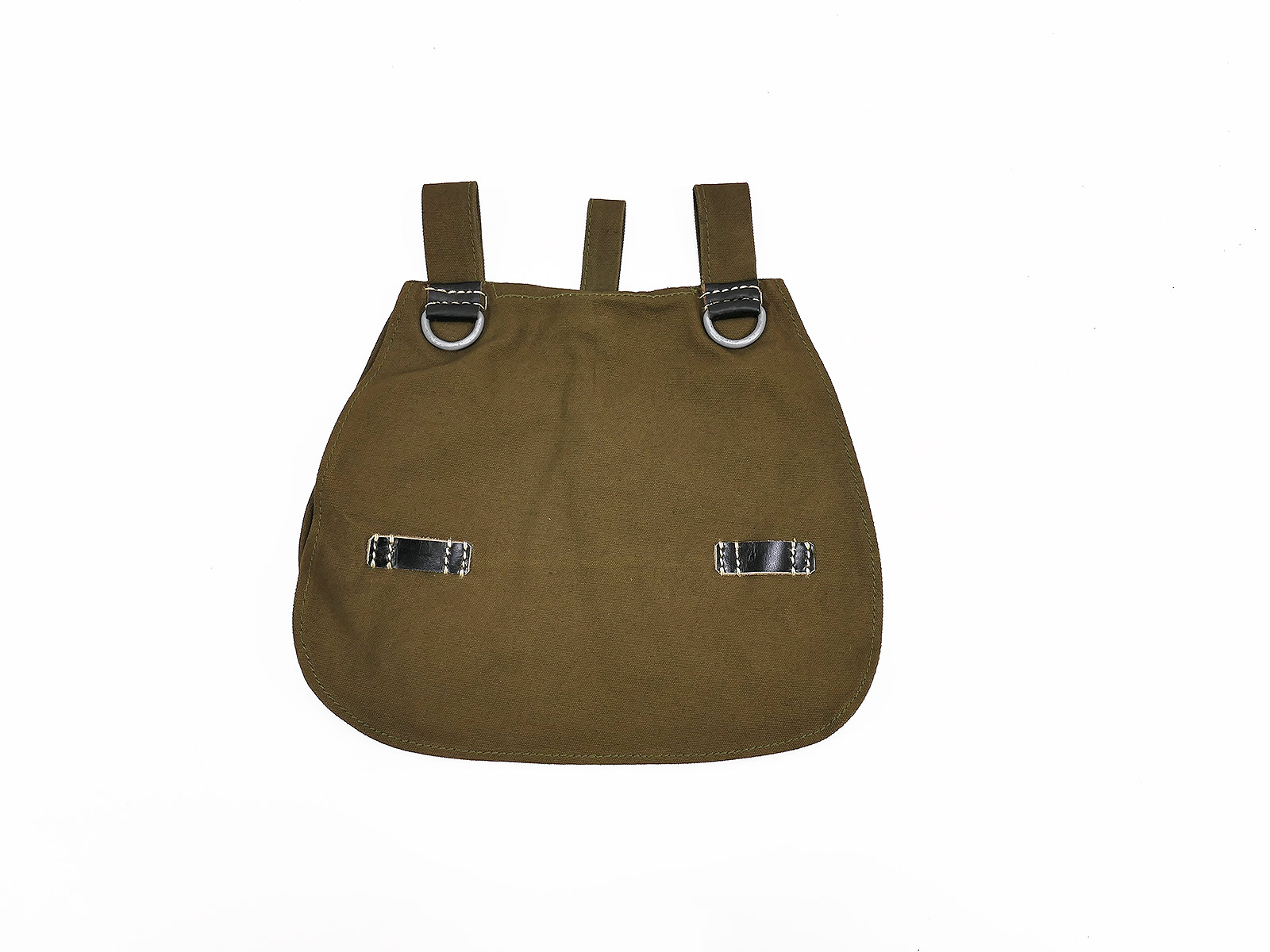 Wehrmacht Brotbeutel M44 spätes Modell mit Tasche für Reinigungsgerät RG34