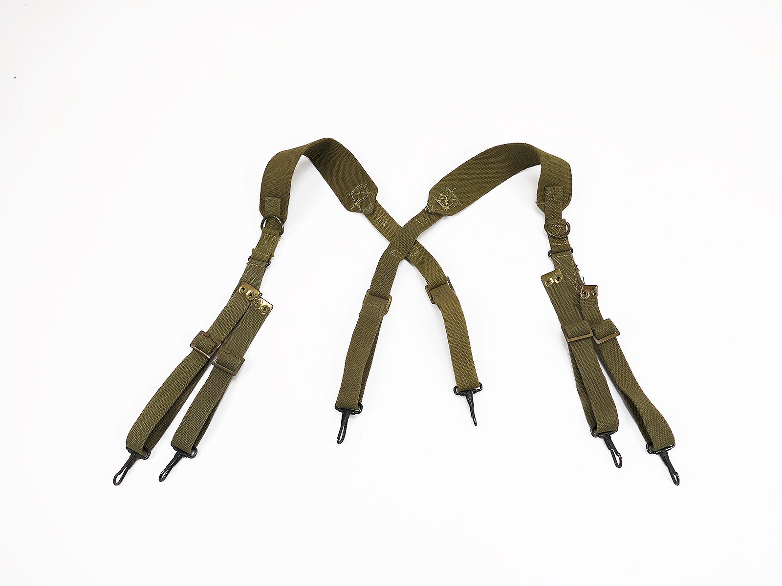 Original US GB Army WW2 Type M-1936 Suspenders British Custom Made from COLLECTION