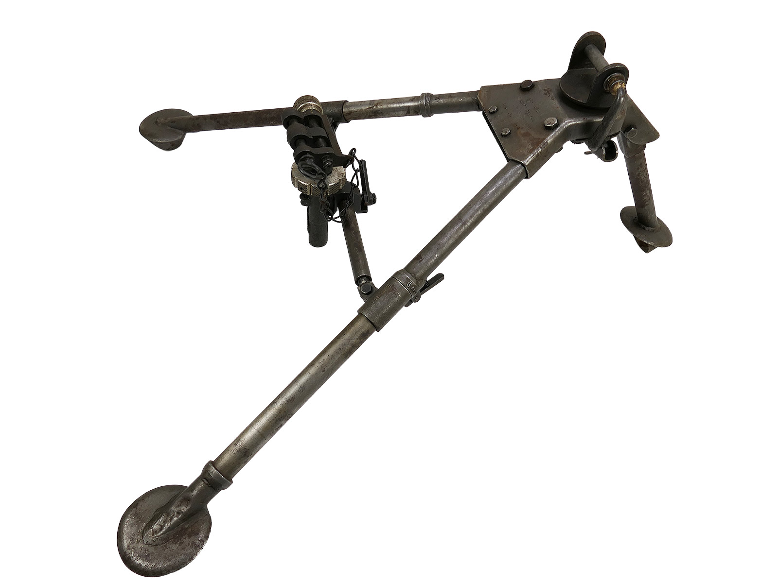 US Mount Tripod für Browning Cal.30 M2 Dreibein Erd Lafette + Pintle T&E Aufsatz