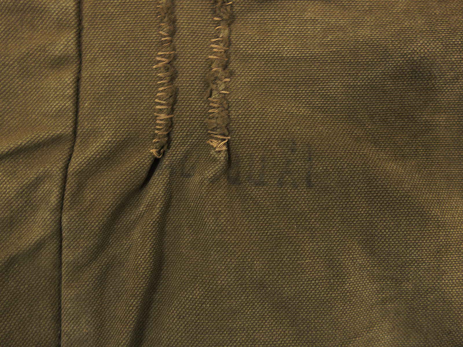 WW2 Original  Brotbeutel RAD 1936 ? Reichsarbeitsdienst mit Namensetikett COLLECTION