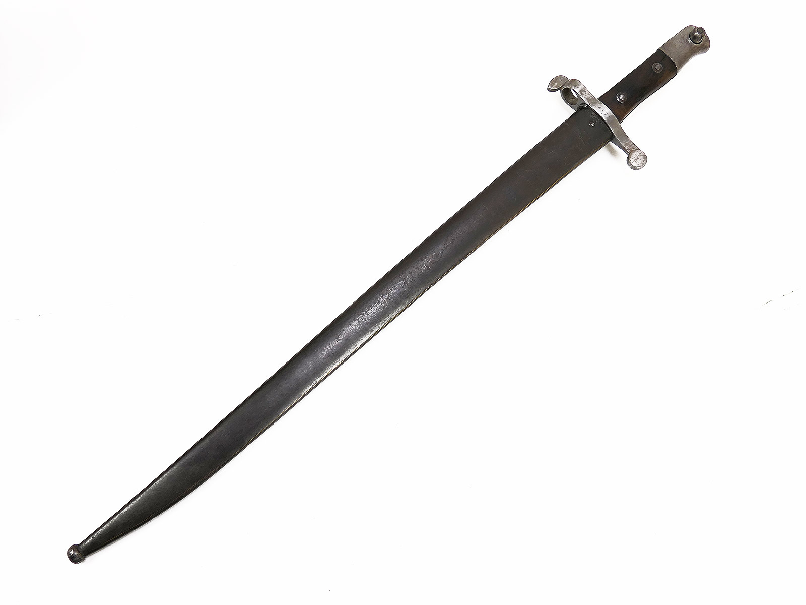 WK1 Österreich M1886 Seitengewehr Bajonett zum portugiesischen Kropatschek-Gewehr