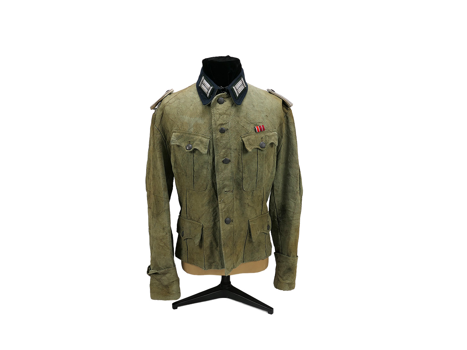 Wehrmacht M36 Offiziers Sommer Feldbluse Uniform Ostfront Leutnant Infanterie