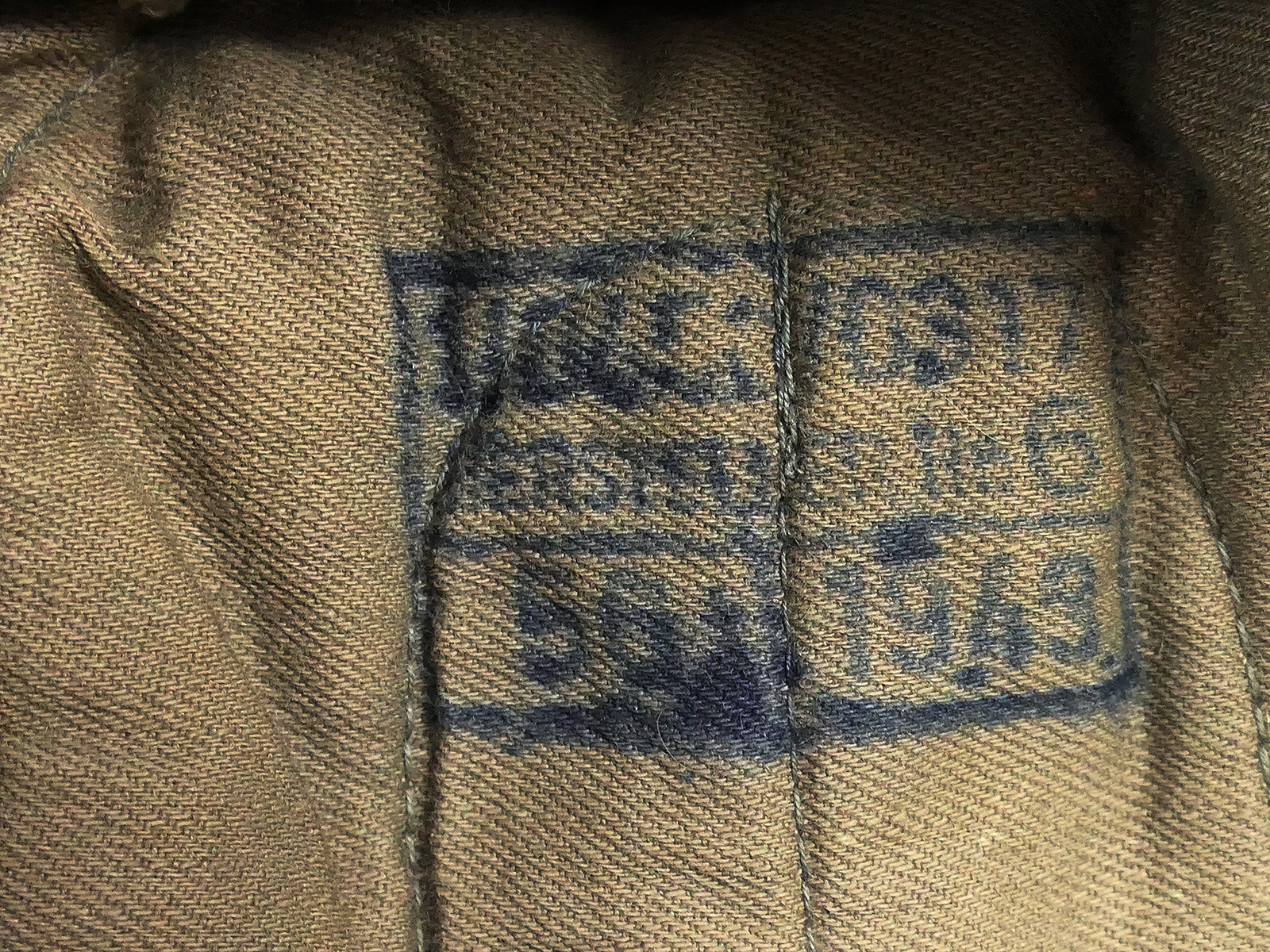 Einzelstück Wehrmacht Wintermütze Fellmütze Kaninchenfell Hasenfell Feldmütze Gr.56