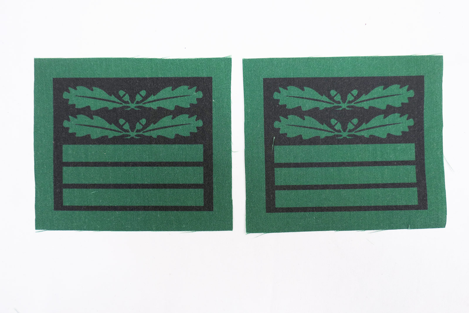 P1110026 1x Paar WSS Standartenführer Dienstgradabzeichen für Tarnuniformen und Sonderbekleidung
