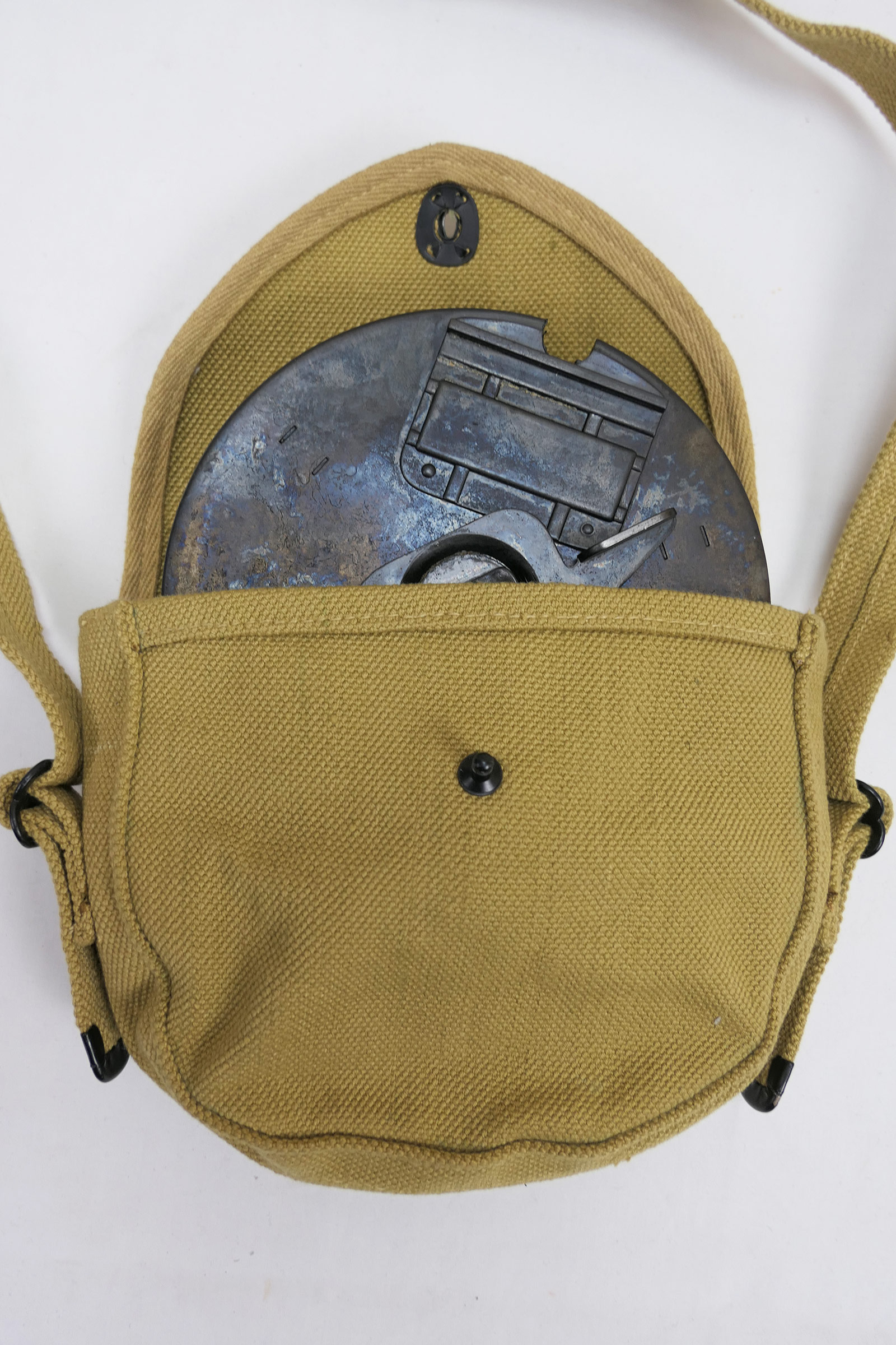 US WW2 Thompson Tasche Bag + Deko Trommelmagazin Drum Magazine 50rd