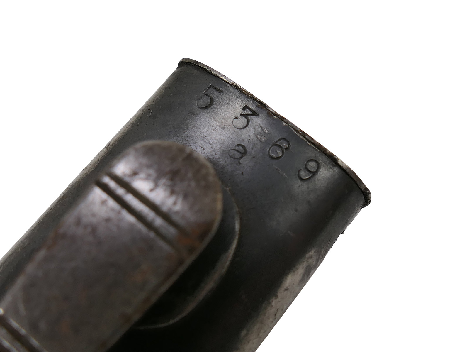 Wehrmacht Bajonett M84/98 S/174 1937 Karabiner K98 / Seitengewehr mit Scheide BATTLE WORN
