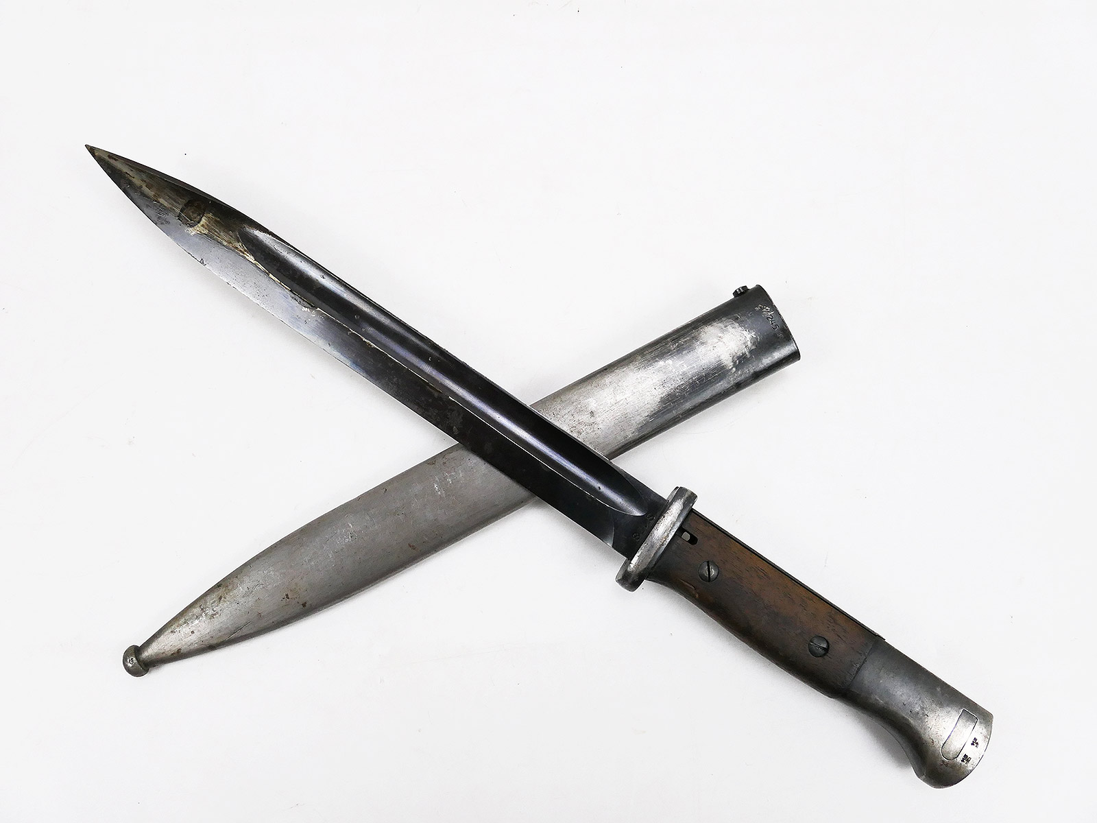 #41/ Wehrmacht Bajonett M84/98 K98 / Seitengewehr S/178 mit Scheide