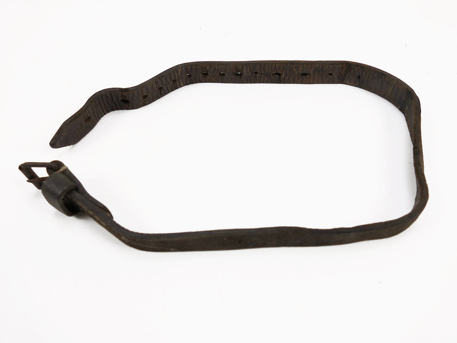 Kochgeschirr Wehrmacht Hersteller OHW 44 mit Lederriemen COLLECTION BATTLE WORN