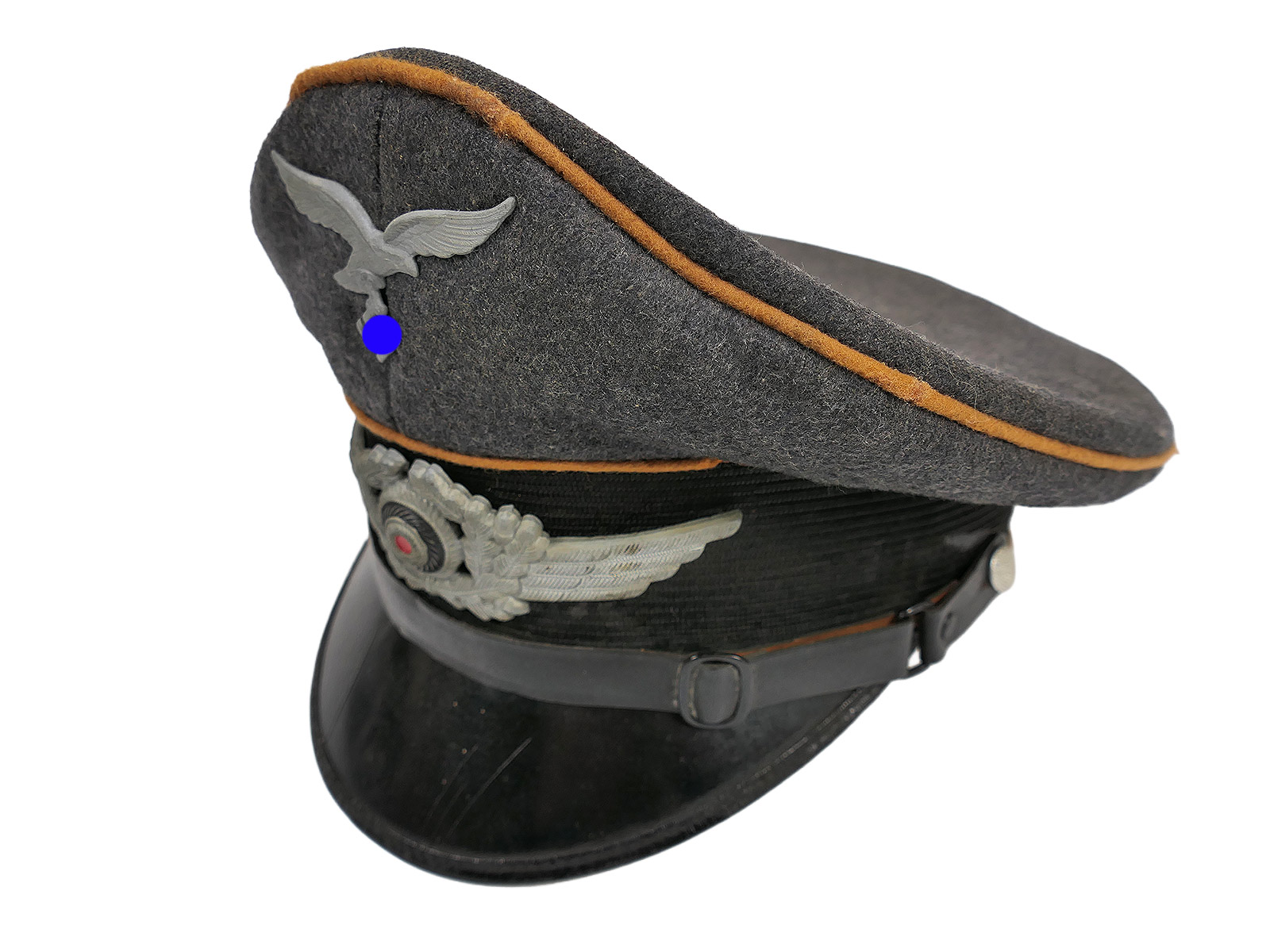 Original LUFTWAFFEN Schirmmütze Flieger Fallschirmjäger komplett effektiert COLLECTION