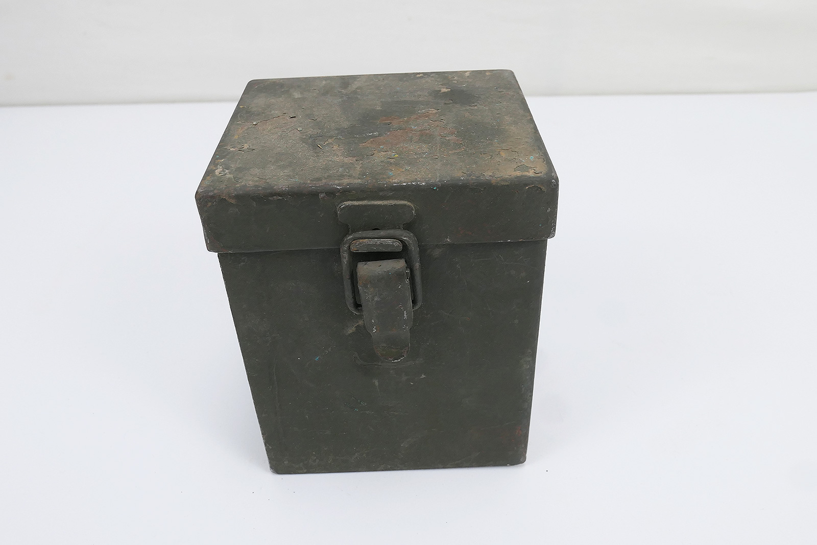 #E US ARMY WW2 Carrying Case T42 Metall Behälter für M4 Sight 60mm Mortar Optik