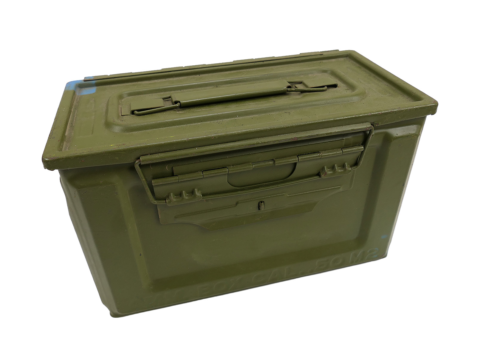 US Army Ammunition Box CAL .50 M2 Munitionskiste Ammo Metallkiste Gurtkasten