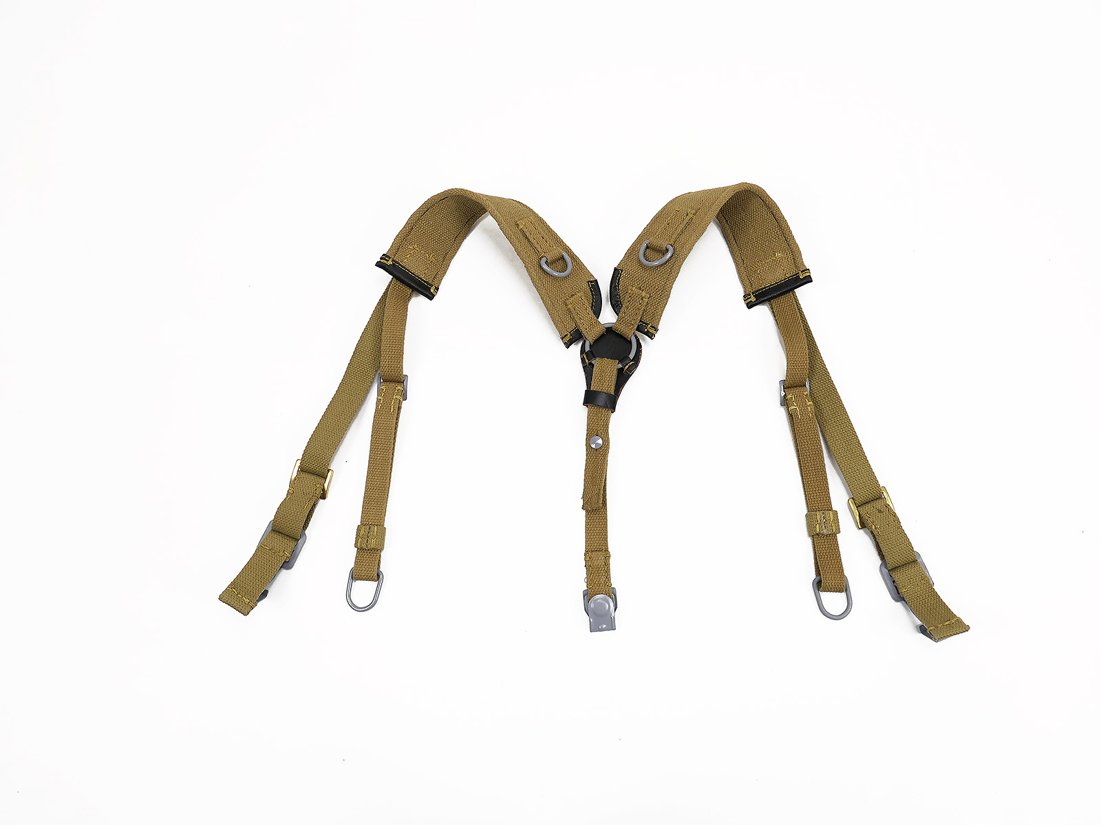 Wehrmacht DAK Afrikakorps Tropen Web Y-Riemen aus Britischem WEBBING Beutematerial