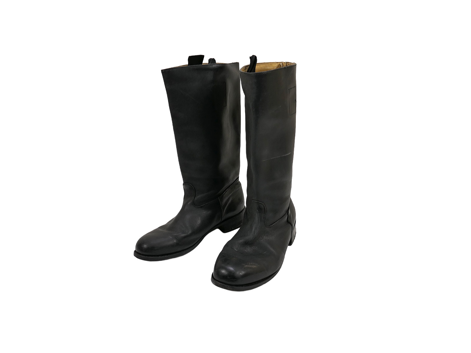 Typ Wehrmacht Leder Stiefel Knobelbecher Schaftstiefel Wachbataillon mit Hufeisen 285/110