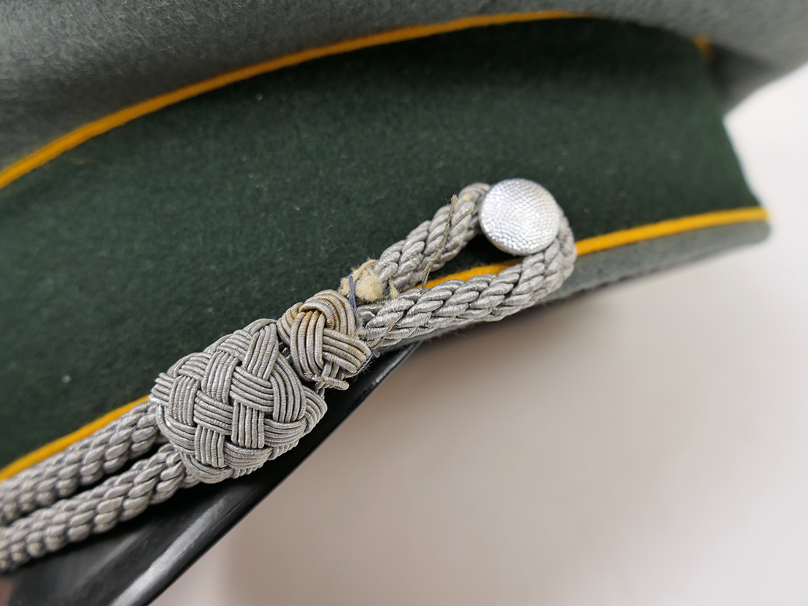 Wehrmacht Schirmmütze Offizier Kavallerie Regiment 6 mit Schwedter Adler Gr.56 Premium Museumsanfertigung COLLECTION