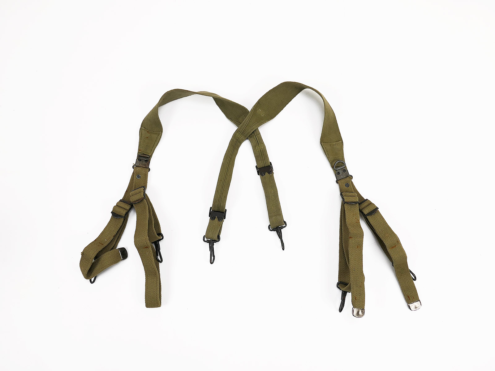 Original US Army WW2 M1936 Suspenders 1942 datiert 