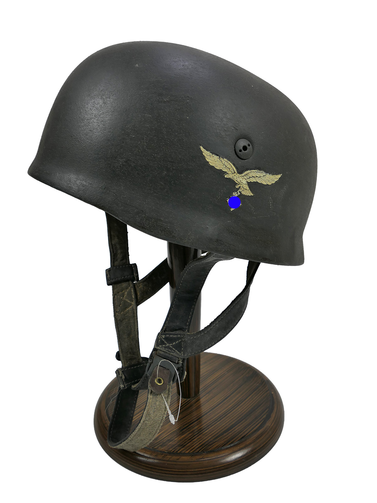 Einzelstück - Vintage Camouflage Fallschirmjägerhelm DD Stahlhelm M38 Luftwaffe Fallschirmjäger COLLECTION
