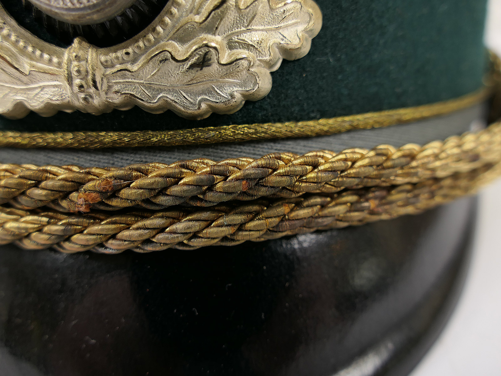 Wehrmacht Frühe Schirmmütze General Gr.57 Premium Museumsanfertigung mit Original Silbernen Effekten COLLECTION