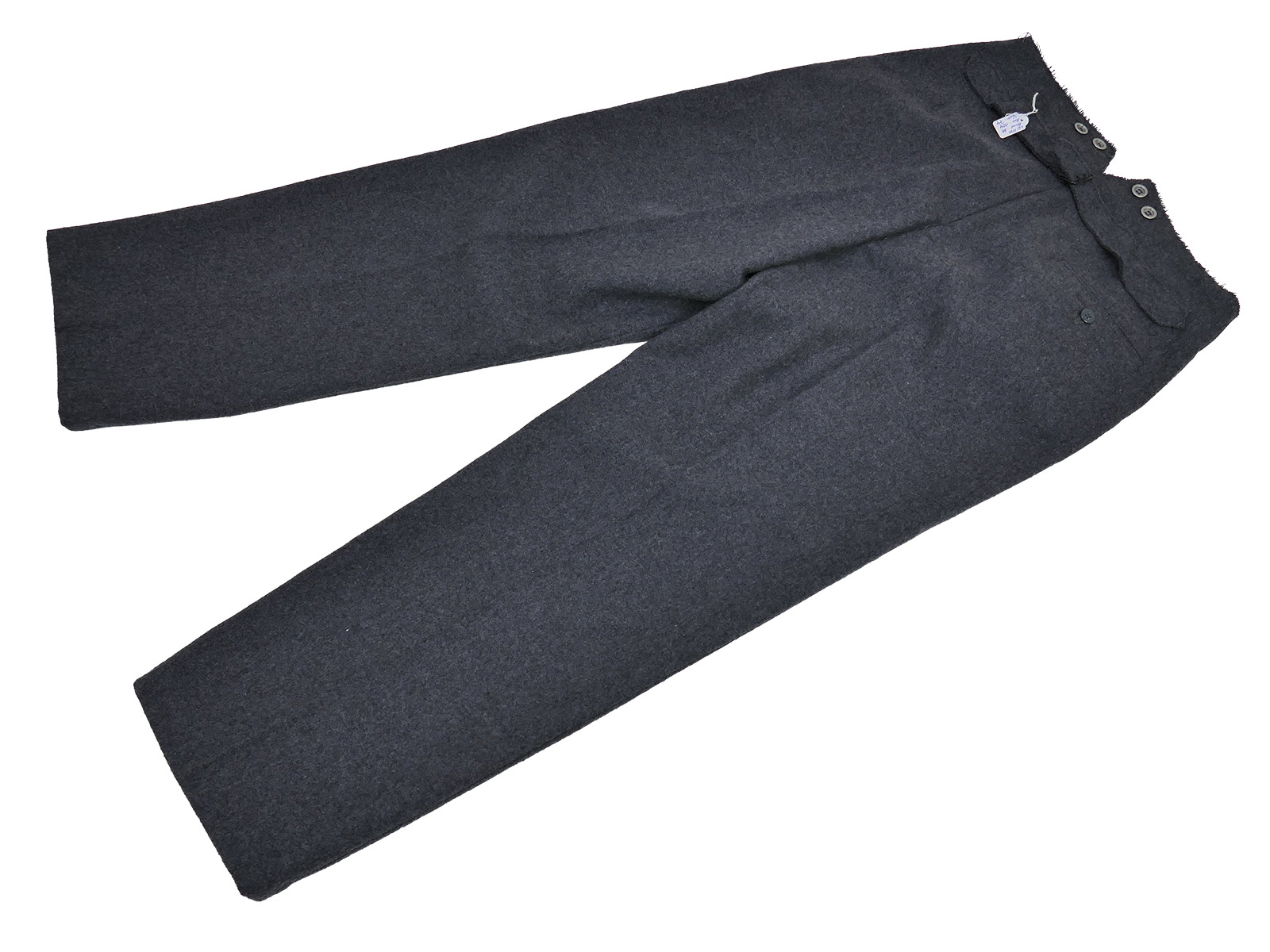 Einzelstück Luftwaffe Blaugraue M40 Feldhose Uniformhose COLLECTION BATTLE WORN