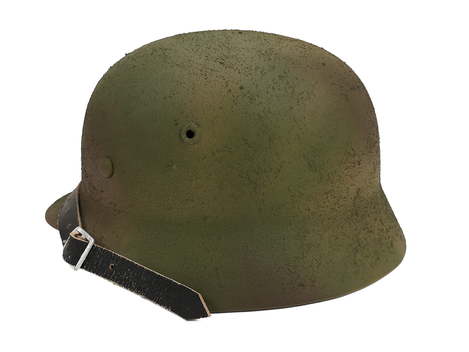 #90 Wehrmacht Normandie camouflage Stahlhelm M35 M40 Rauhtarn Tarnhelm Gr.59/60