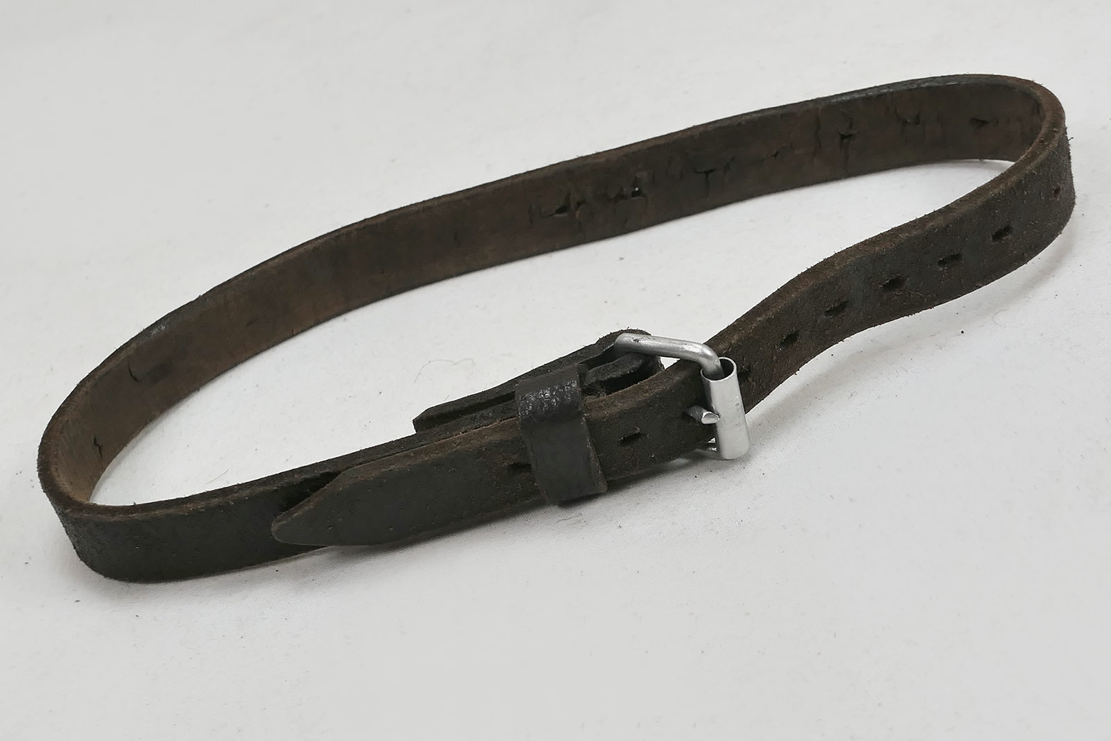 P1230489 Original SA Leder Riemen Abteilung Nürnberg 1937 braun