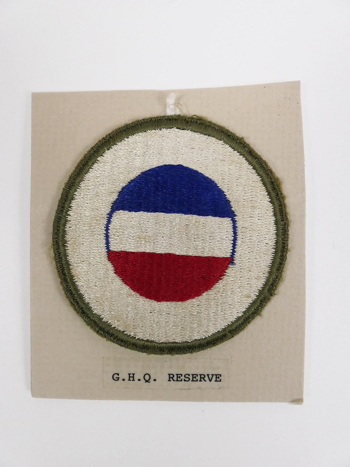 Original US ARMY WW2 Abzeichen Badge G.H.Q. Reserve GHQ Patch U.S. Command / Special Units