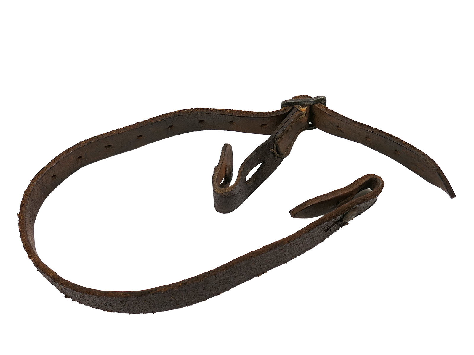 Einzelstück Vintage Kinnriemen Antik für Luftwaffen Stahlhelm Helmfutter M35 M40 M42 COLLECTION