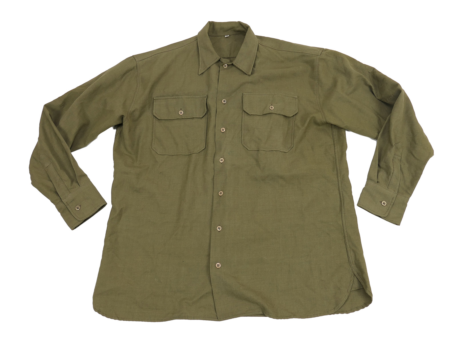Einzelstück US Army WW2 Feldhemd M37 Enlisted Men Größe (50-52 Deutsch) BATTLE WORN