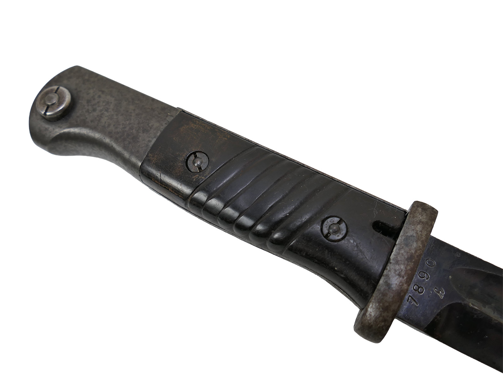 Wehrmacht Bajonett M84/98 K98 / Seitengewehr NUMMERNGLEICH Hörster 1938 BATTLE WORN