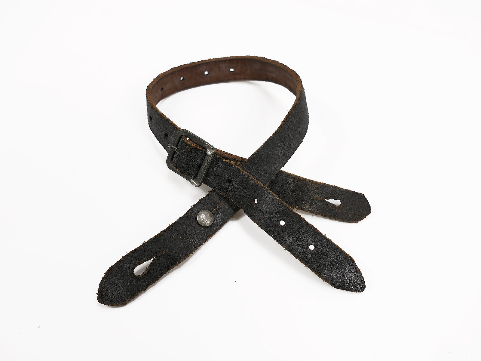 #B/ Einzelstück Vintage Kinnriemen Antik für Stahlhelm Helmfutter M35 M40 M42 Wehrmacht