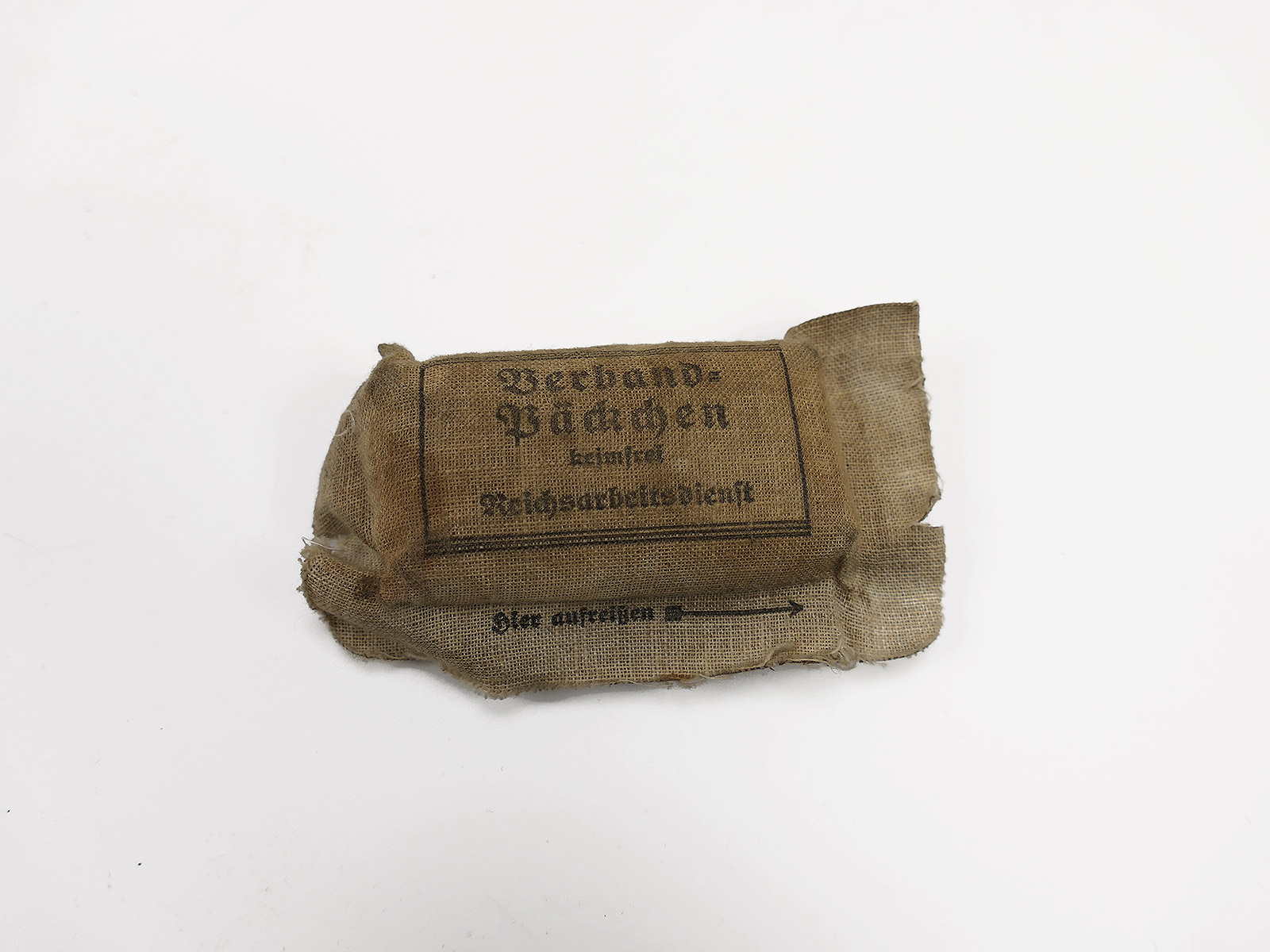 RAD Kleines Verbandpäckchen Reichsarbeitsdienst 