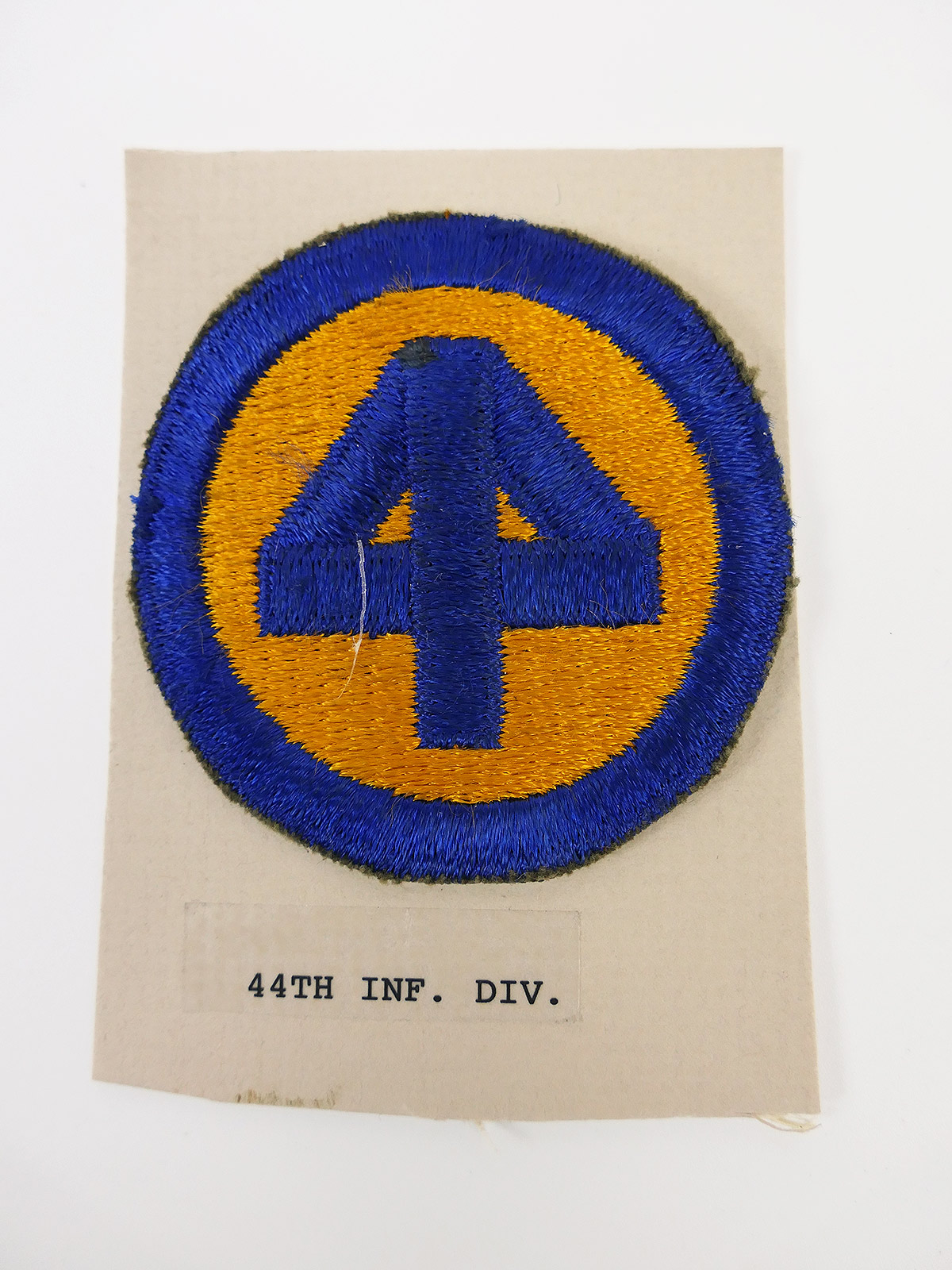 P1705039 Original US ARMY WW2 Infanterie Divisionsabzeichen Patch  - 44th Infantry Division Abzeichen
