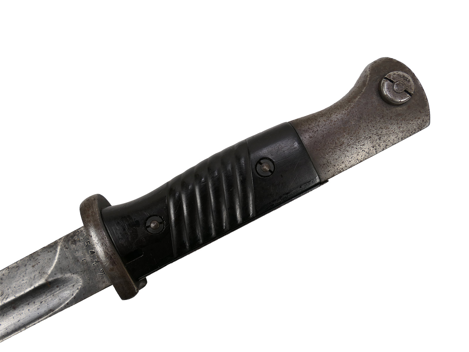 Wehrmacht Bajonett M84/98 Jos Corts 1940 Karabiner K98 / Seitengewehr mit Scheide BATTLE WORN