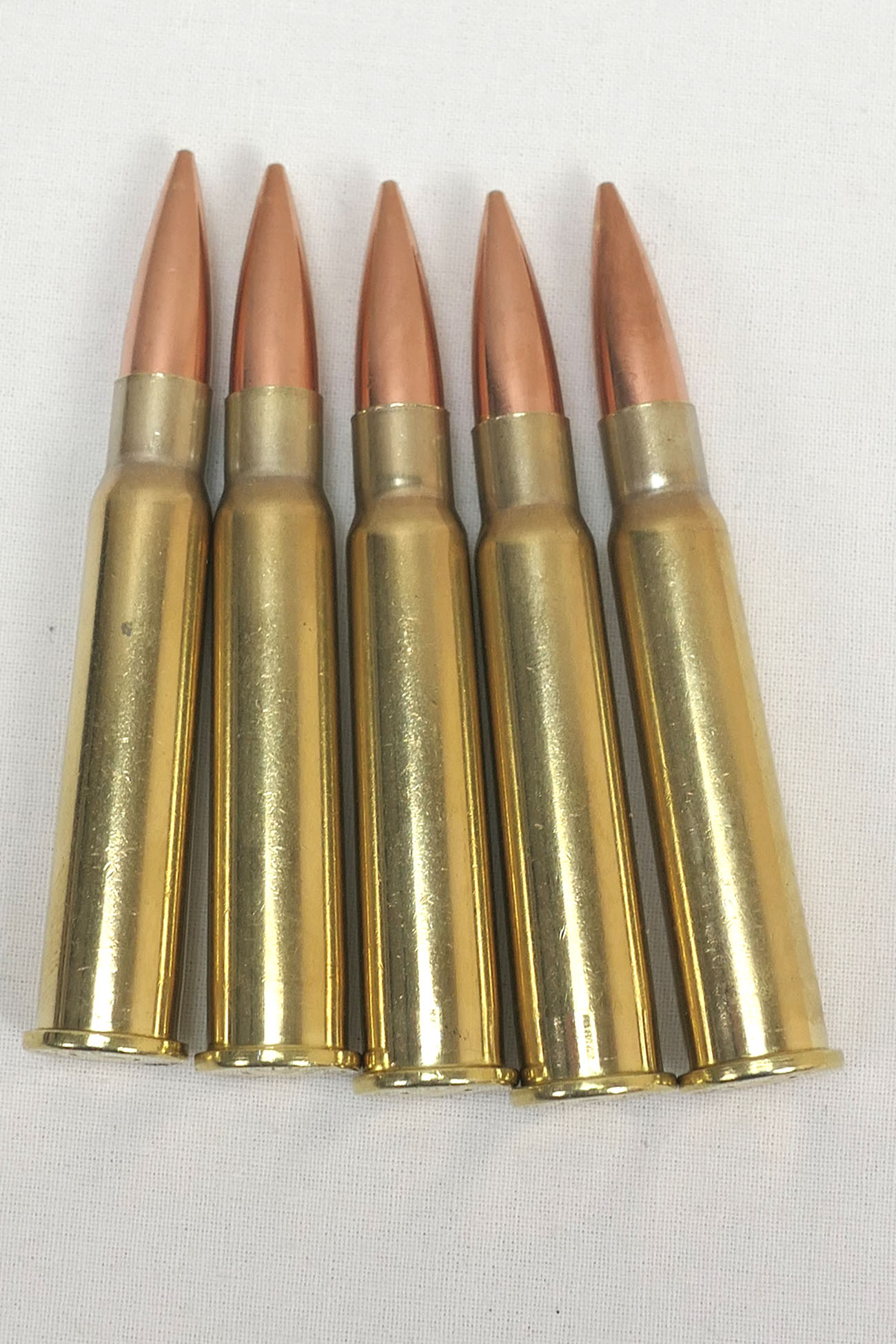 P1070403 Lee Enfield 5x Patronen Schuß Deko Munition Delaboriert