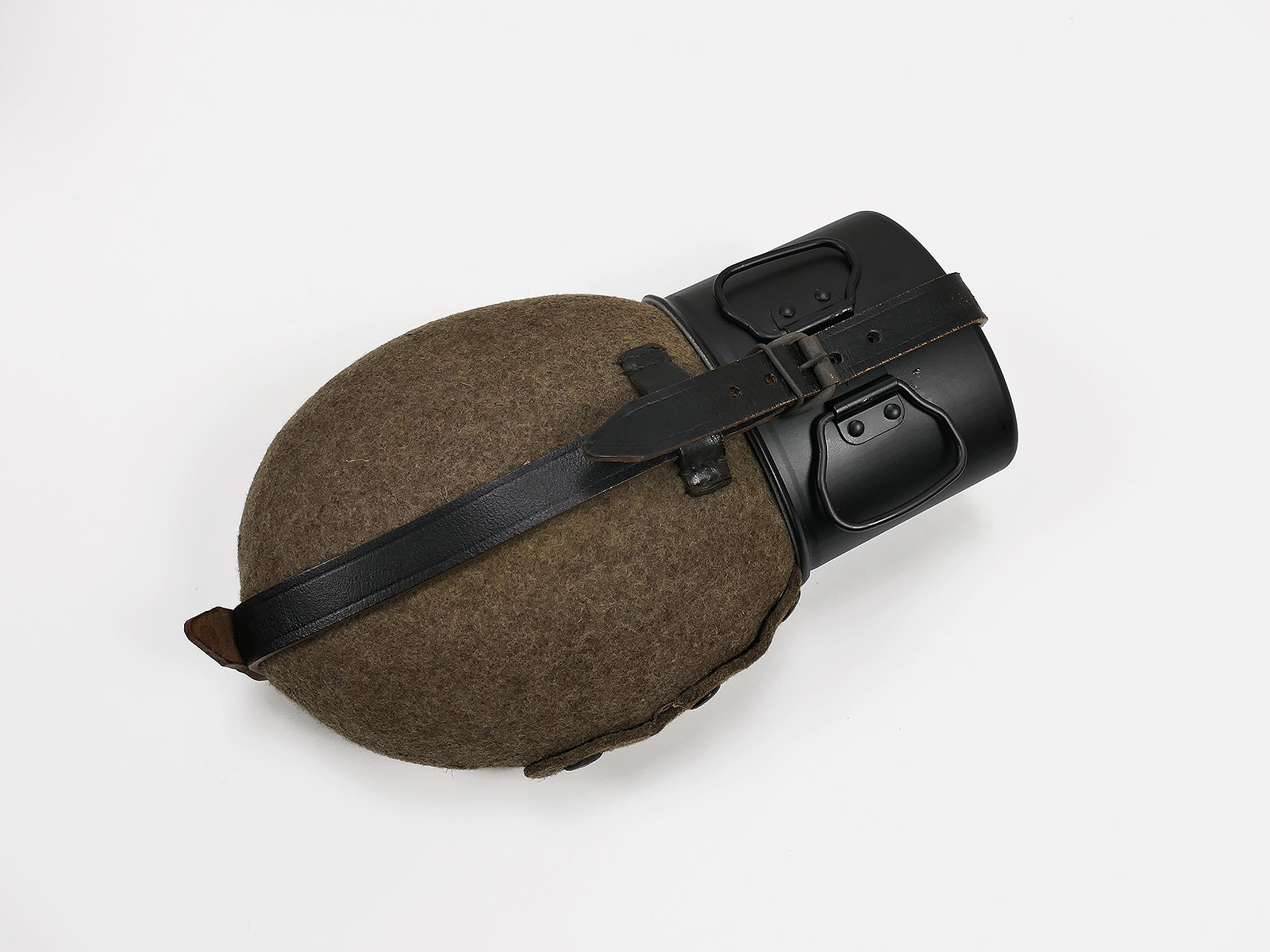 Original RZM M6/35/38 Feldflasche  mit Alu Becher Wasserflasche