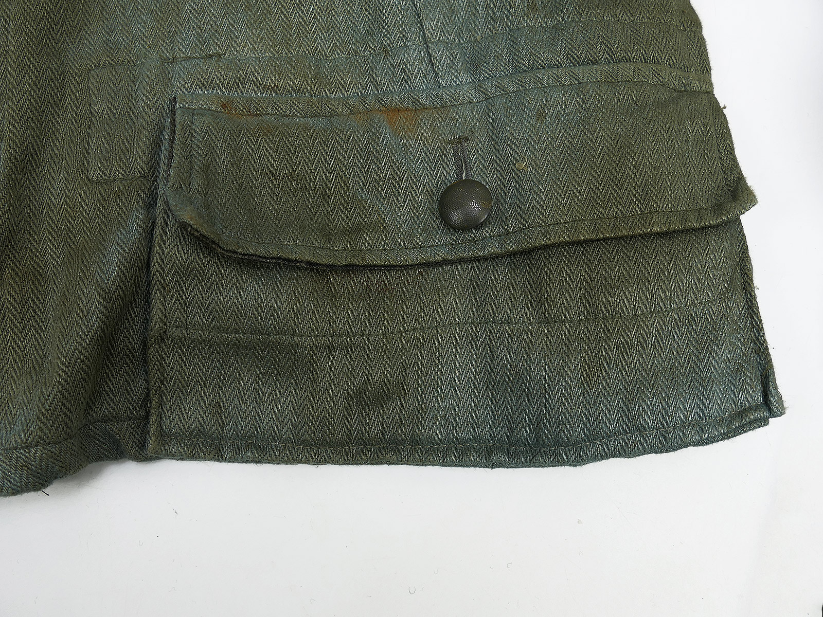 Wehrmacht M41 Offiziers Sommer Feldbluse Uniform Oberleutnant Panzerzug COLLECTION BATTLE WORN