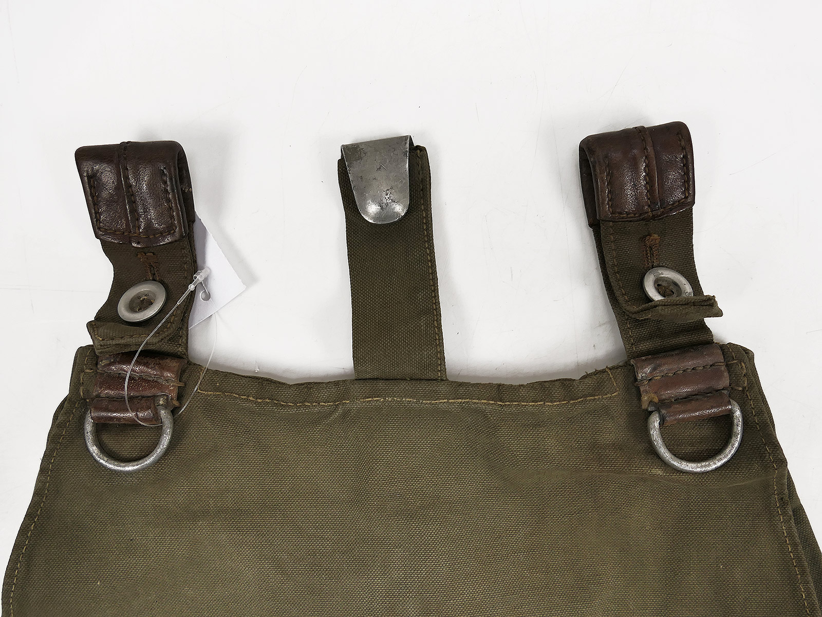 WW2 Original  Brotbeutel RAD 1936 ? Reichsarbeitsdienst mit Namensetikett COLLECTION