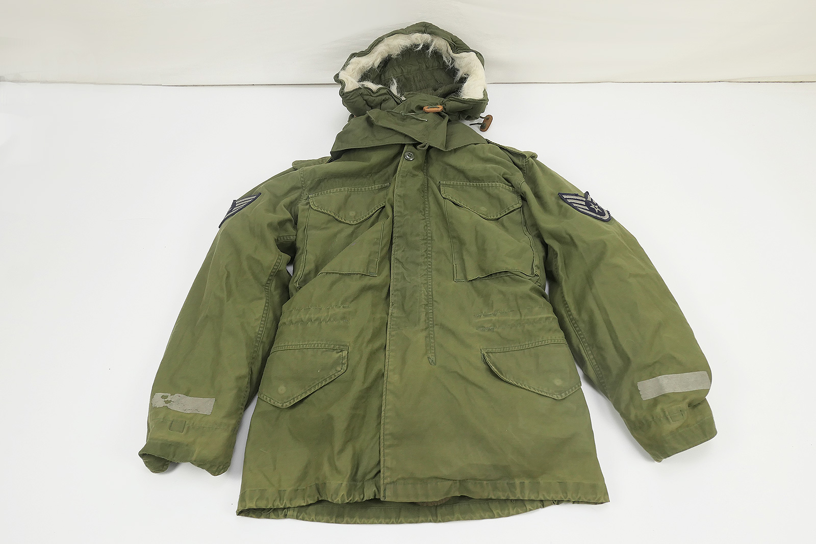 US Army M1965 Field Jacket olive M65 Feldjacke Vietnam mit Liner und Kapuze - Small
