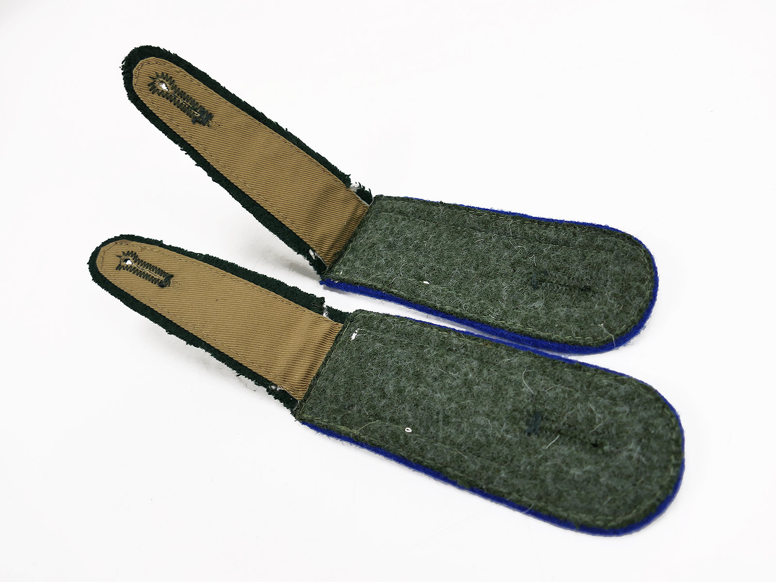 Wehrmacht M36 Schulterklappen Feldwebel Sanitäter Schulterstücke Feldbluse M1936