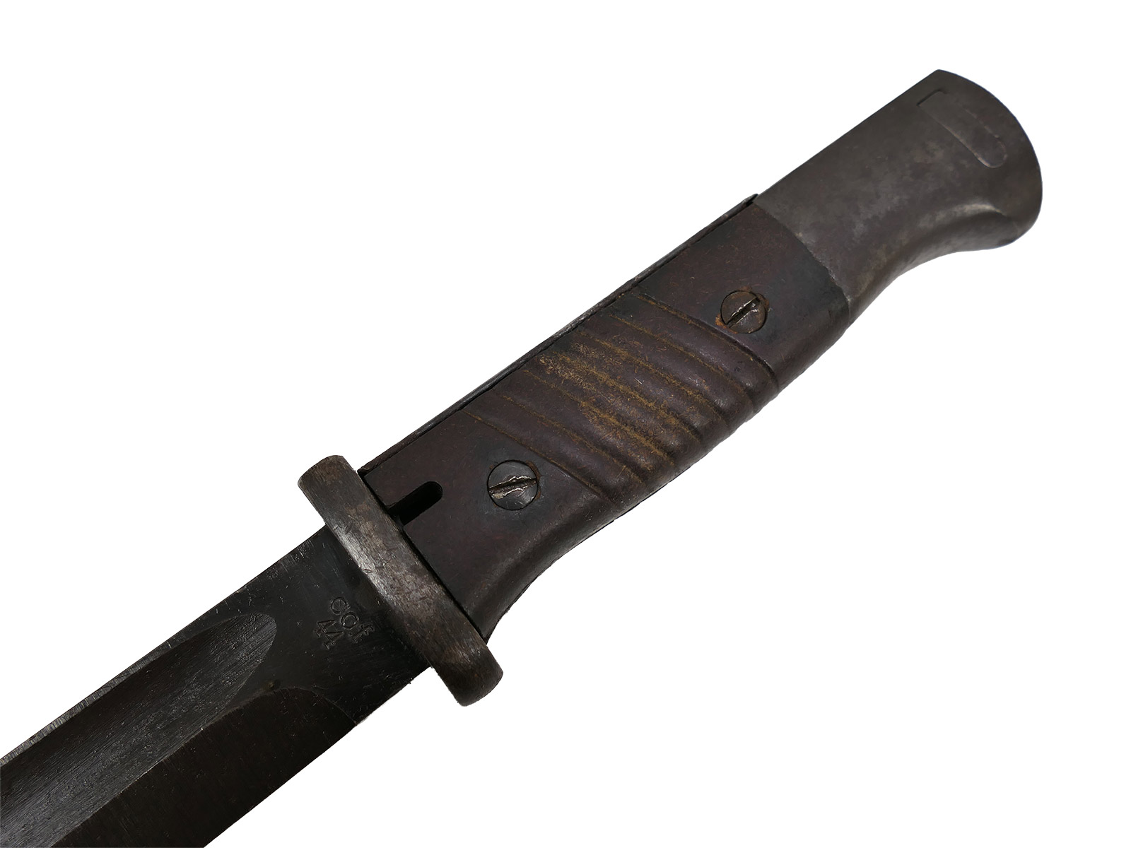Wehrmacht Bajonett M84/98 K98 / Seitengewehr NUMMERNGLEICH cof 44 BATTLE WORN
