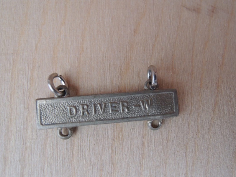 US Army marksman badge Erweiterung "Driver-W "