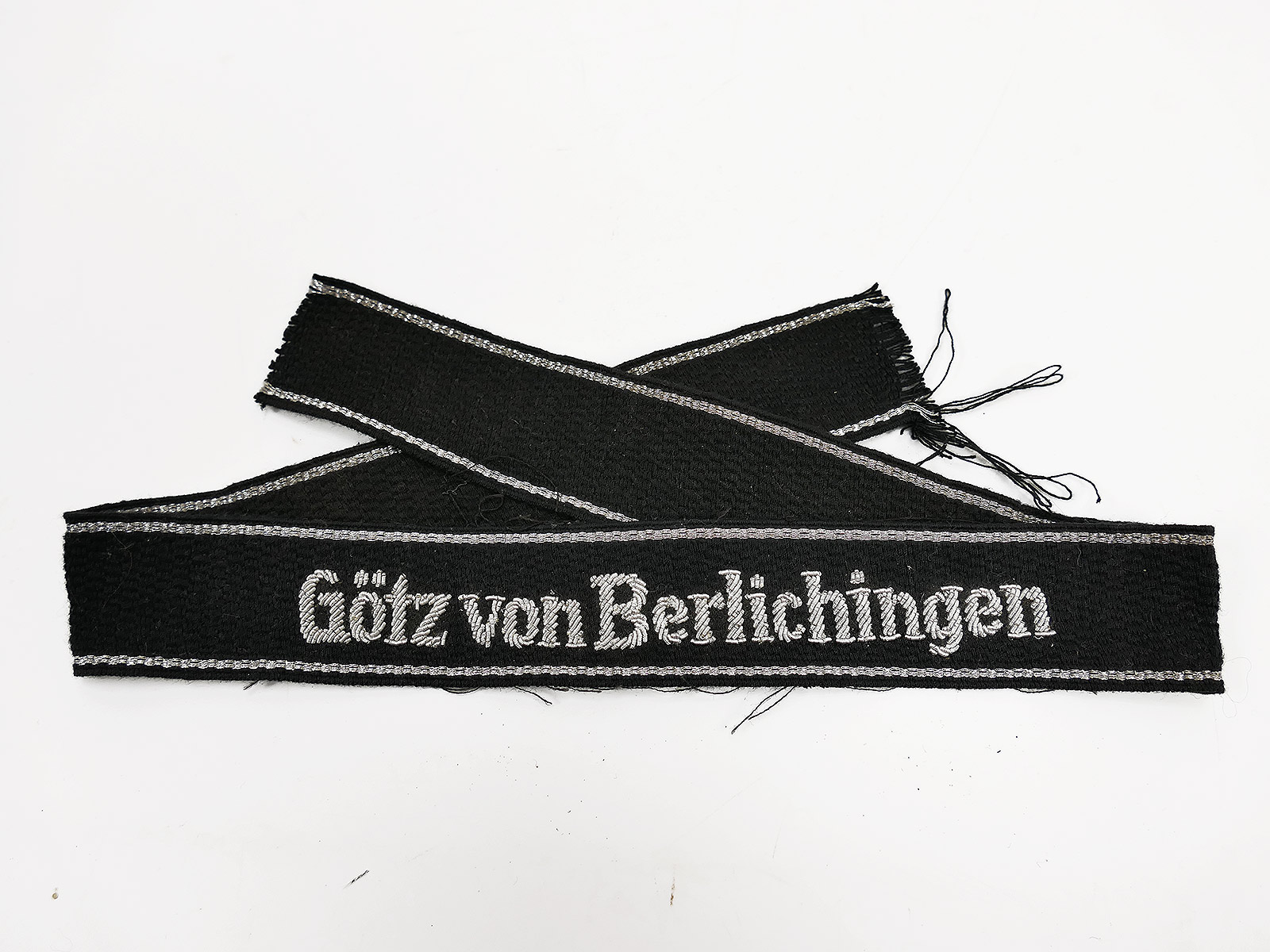 Waffen SS Ärmelband Götz von Berlichingen für Offiziere Handgestickt