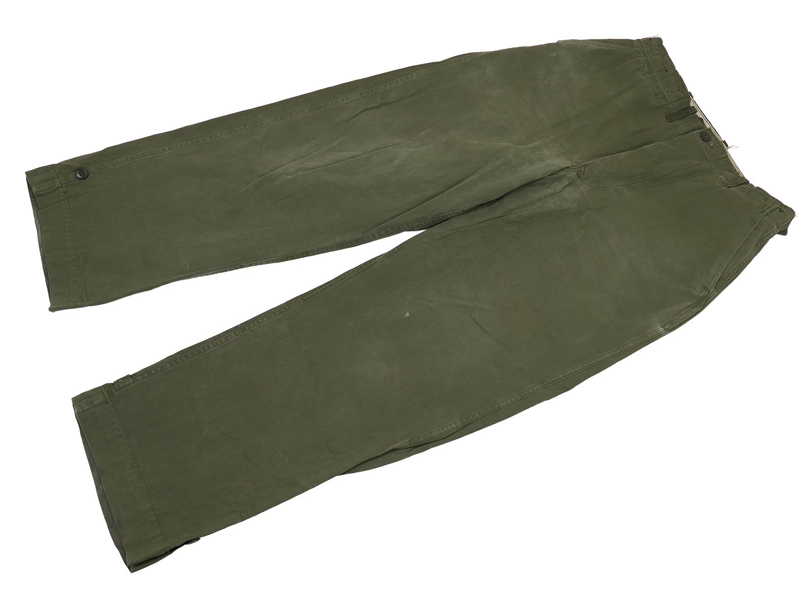#B Einzelstück Type US WW2 Vintage M43 Trousers M1943 Feldhose Collection BATTLE WORN