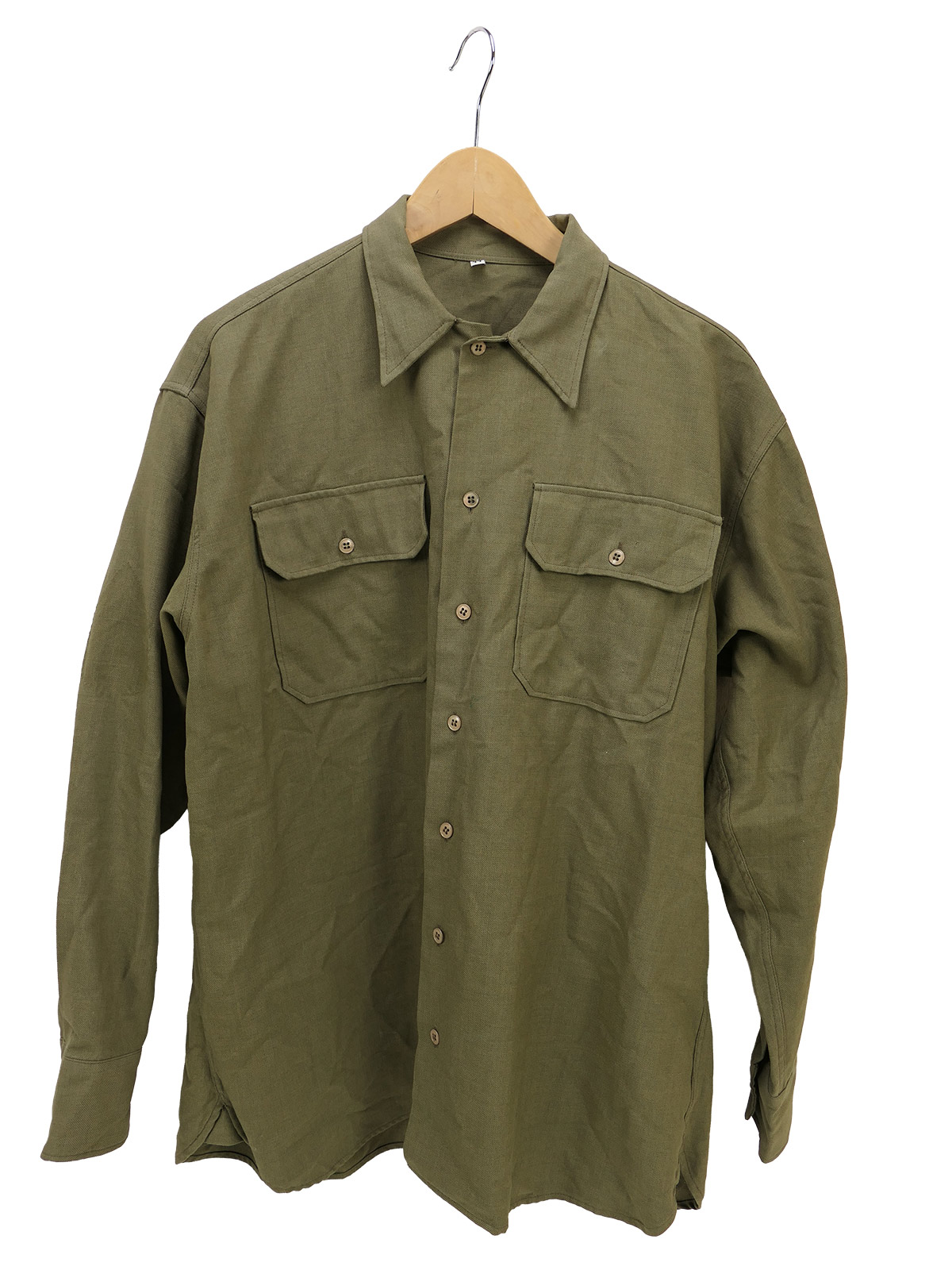 Einzelstück US Army WW2 Feldhemd M37 Enlisted Men Größe (50-52 Deutsch) BATTLE WORN