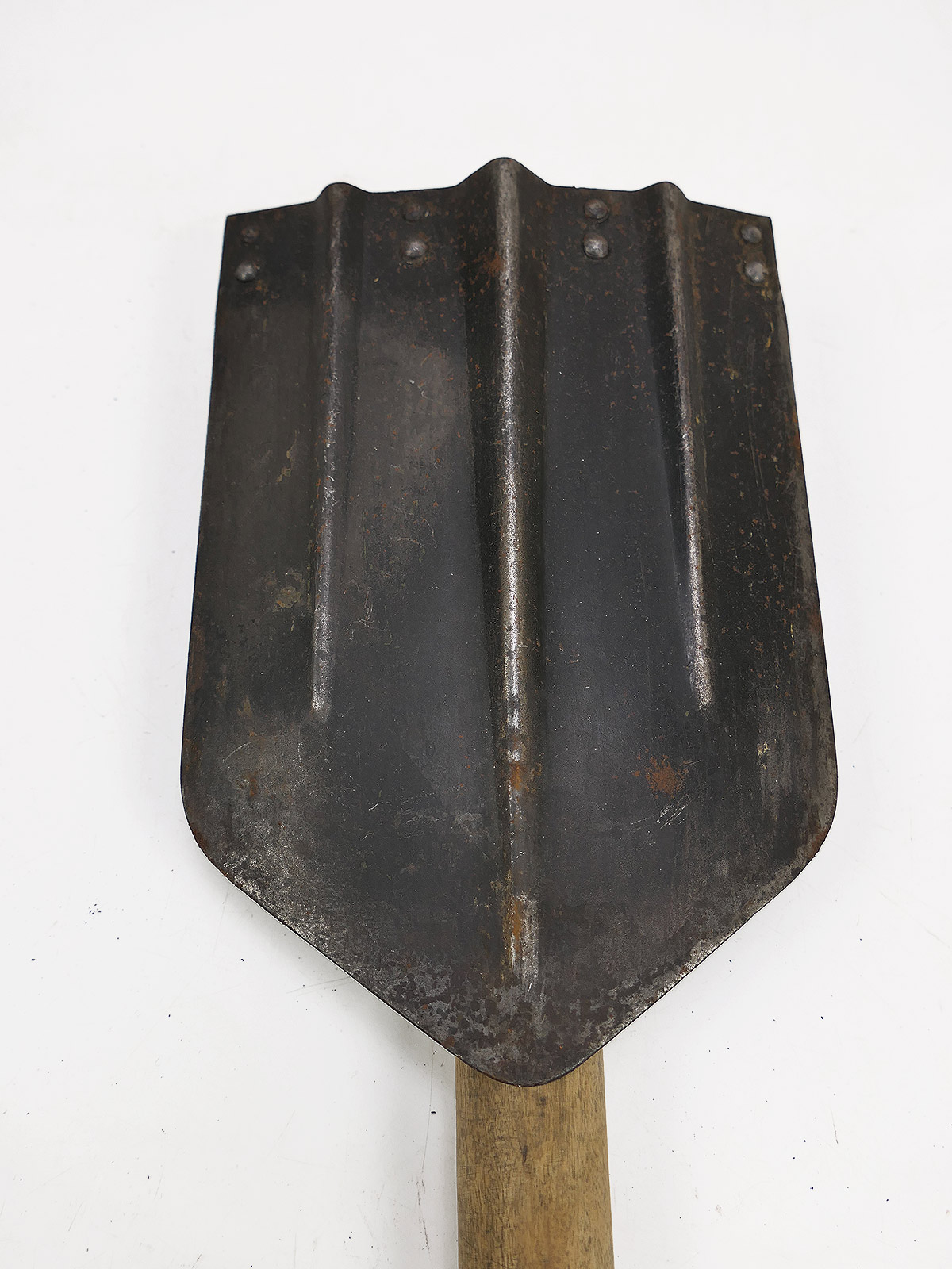 WW2 Wehrmacht Original Klappspaten mit Klappspatentasche 1.Modell Spatentasche COLLECTION