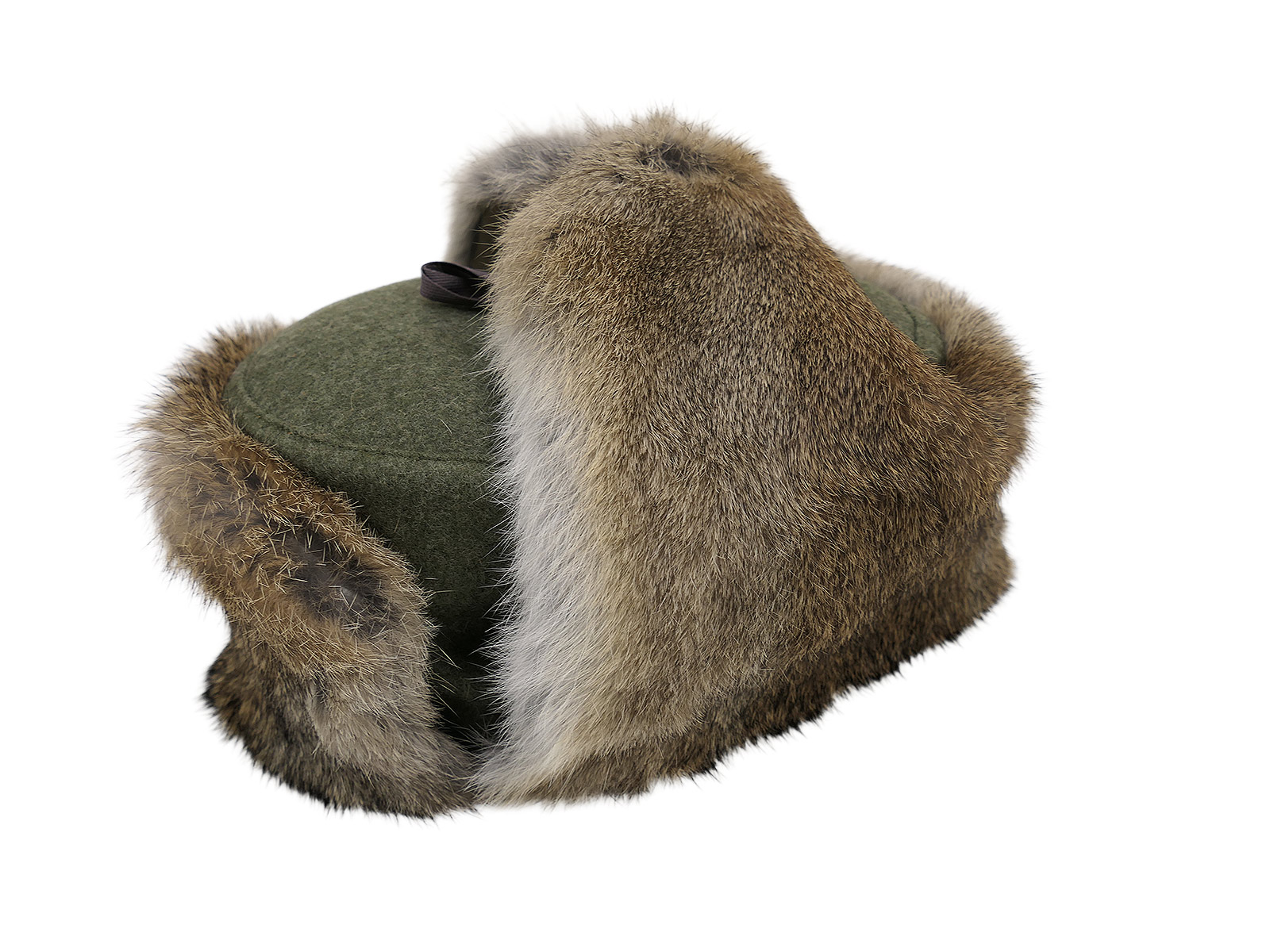 60/1 Wehrmacht Ostfront Wintermütze Fellmütze Kaninchenfell Hasenfell Feldmütze Gr.60